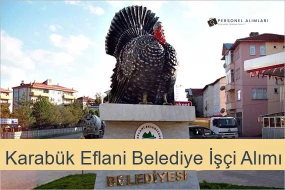 Karabük Eflani Belediyesi Personel Alımı 2025