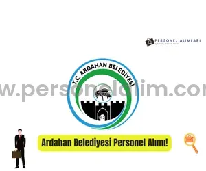 Ardahan Merkez Belediyesi Personel Alımı 2025