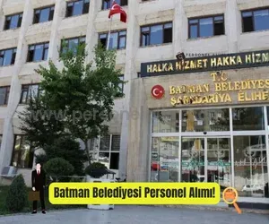 Batman Merkez Belediyesi Personel Alımı 2025