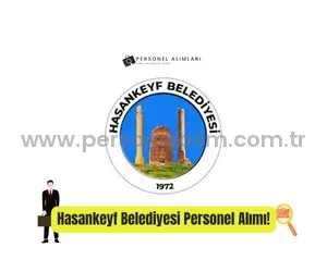 Batman Hasankeyf Belediyesi Personel Alımı 2025