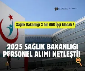 Sağlık Bakanlığı Personel Alımı 20205