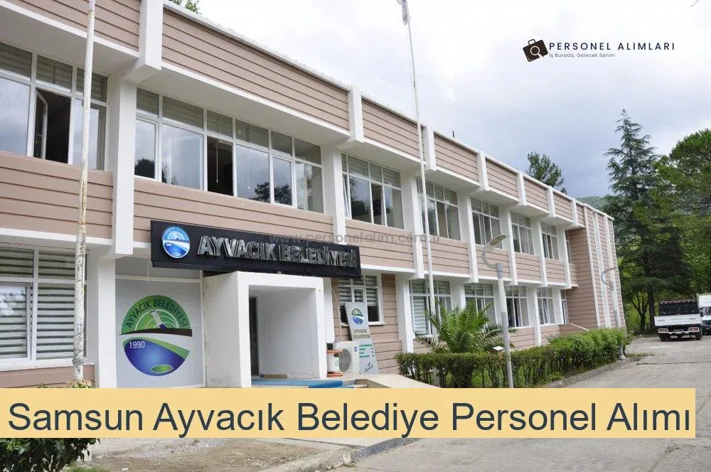 Samsun Ayvacık Belediyesi Personel Alımı 2025