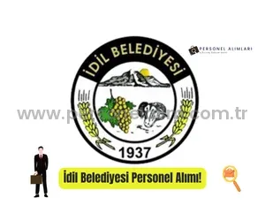 Şırnak İdil Belediyesi Personel Alımı 2025