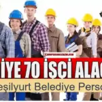 Malatya Yeşilyurt Belediyesi Personel Alımı 2025