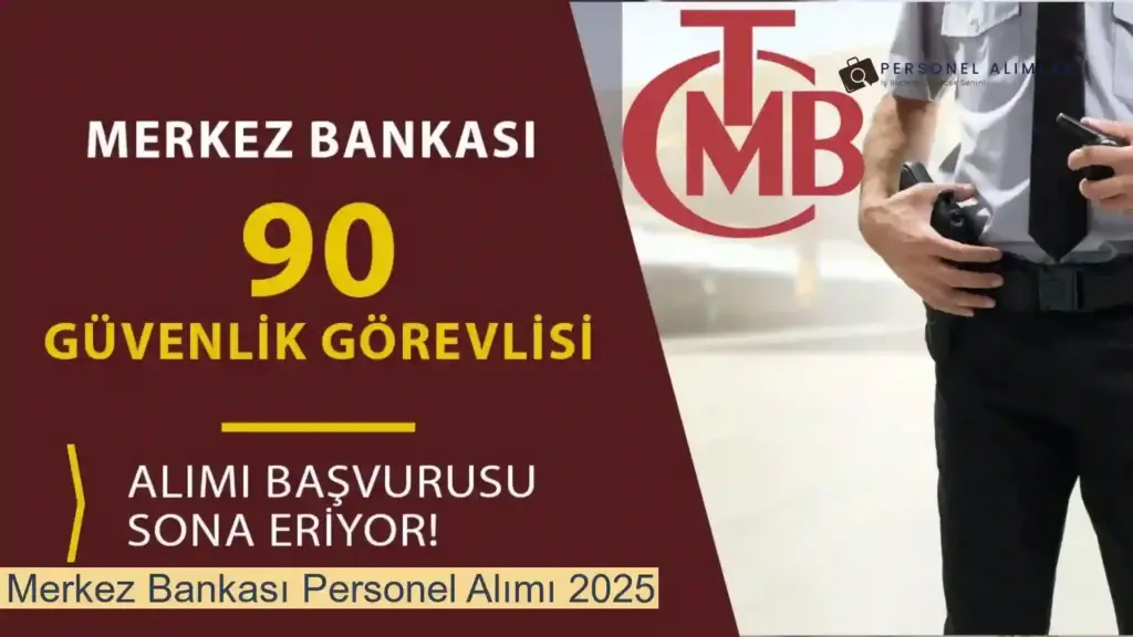 Merkez Bankası Personel Alımı 2025