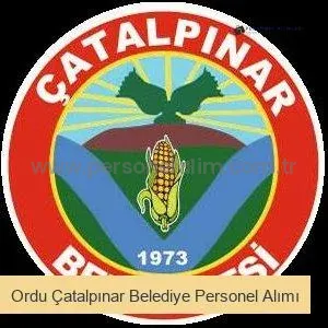 Ordu Çatalpınar Belediyesi Personel Alımı 2025