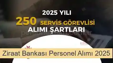 Ziraat Bankası Personel Alımı 2025